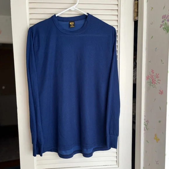 REI Navy Long Sleeve Hiking, Camping Tee Sz XL - Picture 4 of 4
